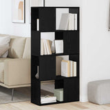TV Cabinet Set Black 60 x 24 x 125.5 cm Engineered Wood 875196
