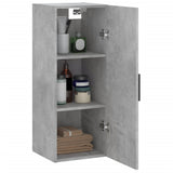 Wall Mounted Cabinet Concrete Grey 34.5x34x90 cm 828880