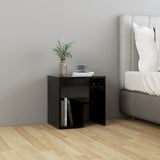 806331 Bed Cabinets 2 pcs Black 40x30x40 cm Engineered Wood