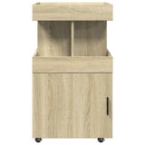 Bar Cart Sonoma Oak 50x41x89 cm Engineered Wood 848264