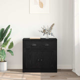 Highboard Black Oak 70 x 35.5 x 67.5 cm Engineered Wood 881419