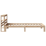 Bed Frame with Headboard without Mattress 75x190 cm Small Single 3306031