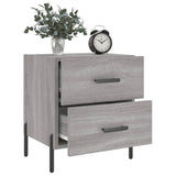 Bedside Cabinet Grey Sonoma 40x35x47.5 cm Engineered Wood 827336