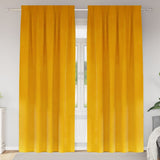 Blackout Curtains 2 pcs Mustard Yellow 140 x 260 cm Velvet 4107277