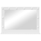 Vanity Mirror White 80 x 15 x 18 cm Glass and Engineered wood 868293