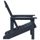 Garden Chair 2 pcs Navy 82 x 74 x 92 cm Polyethylene 3335827