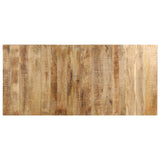 Dining Table 220x100x76 cm Rough Mango Wood 321977