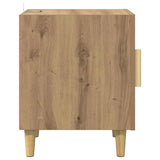 Bedside Cabinet Wall-mounted 2 pcs Artisan Oak 40 x 40 x 50 cm 880604