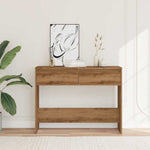 ZNTS Console Table Artisan Oak 100x35x76.5 cm Engineered Wood 856785