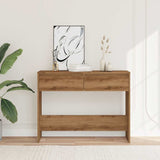 ZNTS Console Table Artisan Oak 100x35x76.5 cm Engineered Wood 856785