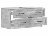 Bathroom Sink Cabinet UTRECHT Concrete Grey 82 x 41x 56 cm 897678