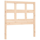 Bed Frame without Mattress 90x200 cm Solid Wood 3194816