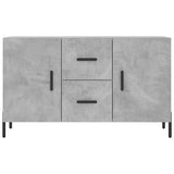 Sideboard Concrete Grey 100x36x60 cm Engineered Wood 828184