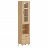 Highboard Sonoma Oak 34.5x34x180 cm Engineered Wood 3199316