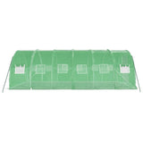 Greenhouse with Steel Frame Green 18 m² 6x3x2 m 3188040
