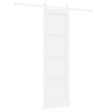 Sliding Door ORKDAL White 61 x 198.5 cm Solid Pine Wood 3333689