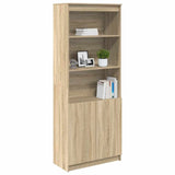 Highboard Sonoma Oak 70x35x180 cm Engineered Wood 3328473
