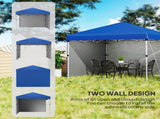 3 x 3 Pop Up Gazebo, UPF 30 with 2 Sidewalls, Leg Weight Bags and Wheeled Bag, Height T3398P325179
