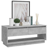 TV Cabinet Concrete Grey 102x41x44 cm Engineered Wood 809489