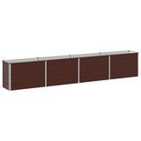 Raised Garden Bed Brown 320 x 40 x 55 cm cold-rolled steel 8006267