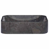 Sink Black 40x40x10 cm Marble 149181