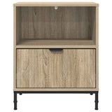 Bedside Cabinet with Drawer 2 pcs Sonoma oak 49 x 36 x 61 cm 883479