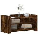 Coffee Table Smoked Oak 100x50x50 cm Engineered Wood 848350