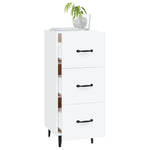 ZNTS Sideboard White 34.5x34x90 cm Engineered Wood 812348