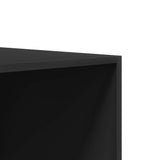 Wardrobe Black 100x50x200 cm Engineered Wood 800604