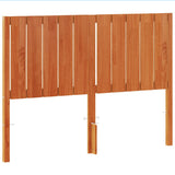 Headboard Wax Brown 135 cm Solid Wood Pine 844343
