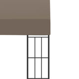 Wall-mounted Gazebo 3x3 m Taupe Fabric 312260
