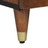 TV Cabinet Honey Brown 100 x 33 x 46 cm Solid Mango Wood 4018754