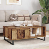 Coffee Table Old Wood 90 x 60 x 35 cm Engineered Wood 882589