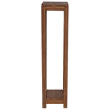 Plant Stand 2 pcs Natural 25 x 25 x 100 cm Solid Teak Wood 42026906
