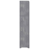 ZNTS Shoe Rack Grey 90x24x117 cm Engineered Wood 327356