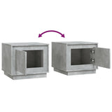 Coffee Table Concrete Grey 51x50x44 cm Engineered Wood 819872