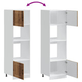 Oven Cabinets 2 pcs Lucca Old Wood Engineered Wood 3315049