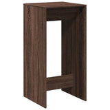 Bar Table Brown Oak 51x50x103.5 cm Engineered Wood 854424