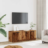 TV Cabinet Old Wood 102x35x36.5 cm Engineered Wood 856947