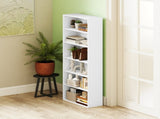 Six Shelf Bookcase - White T3398P344753