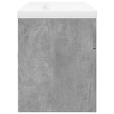 Bathroom Sink Cabinet with Built-in Basin Concrete Grey 3324860