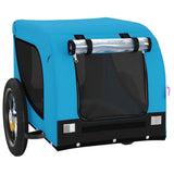 Pet Bike Trailer Blue and Black Oxford Fabric and Iron 93995