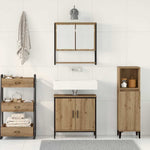 Bathroom Furniture Set with Storage 2 pcs Brown 60 x 30 x 60 cm 3334323