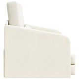 Sofa Bed Cream 65 x 80 x 83 cm Velvet 4106654