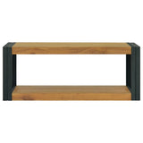 ZNTS Bathroom Cabinet 90x45x35 cm Solid Wood Teak 338231