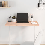 Table Top 80x50x2 cm Untreated Solid Wood Oak 3156293