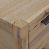 245683 Nightstand with Drawer 40x30x48 cm Solid Acacia Wood