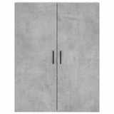Highboard Concrete Grey 69.5x34x180 cm Engineered Wood 3195751