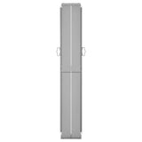 Patio Retractable Side Awning 140x1200 cm Brown 313390