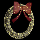 Wreath with 150 LEDs Warm white 120 cm Acrylic 42019129